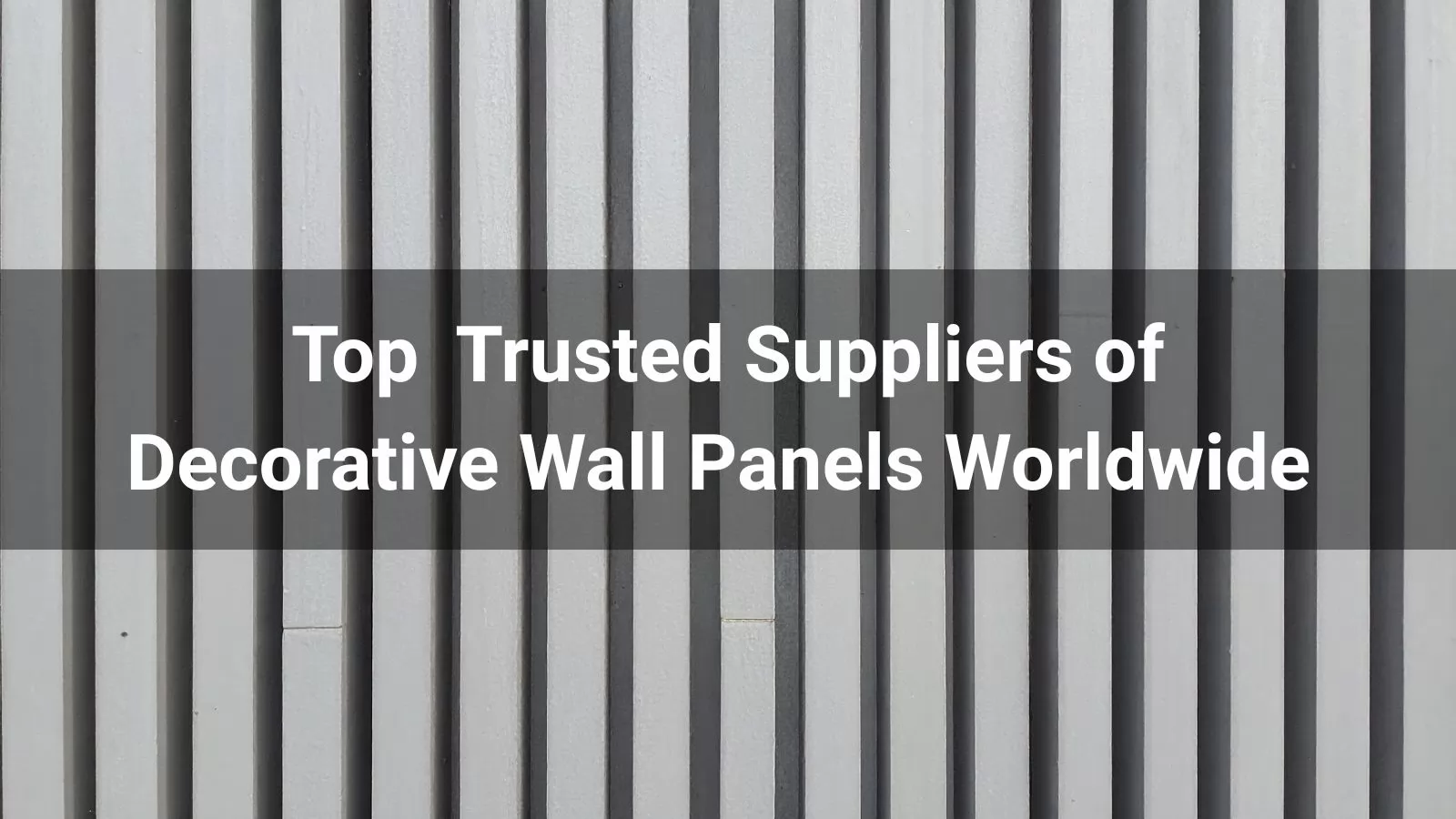 Decorative Wall Panels